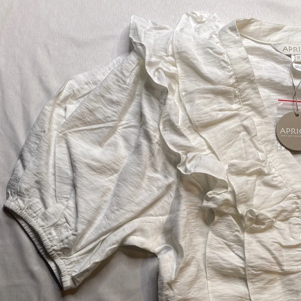 APRICOT Ivory Ruffle Top - Picture 3 of 14